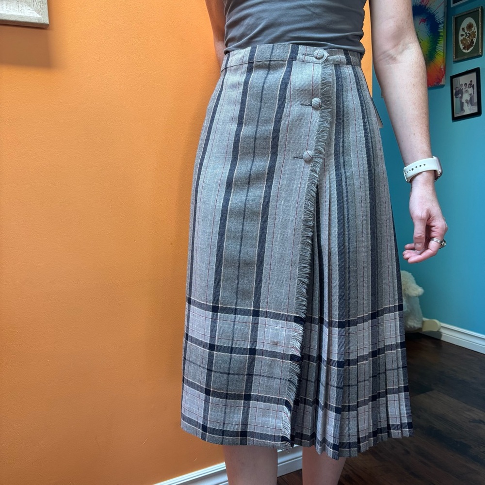 Vintage 100% Wool Skirt Made in Canada